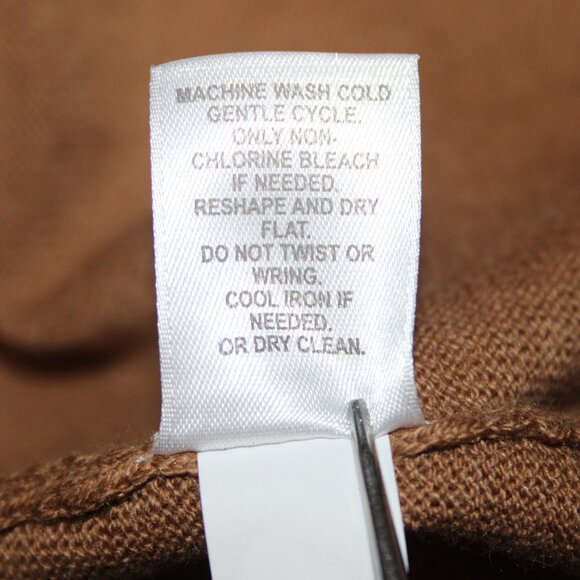 J Jill Sweater $79 Vicuna Sz M Brown Turtleneck Tunic Cotton Viscose Sweater - Picture 13 of 15